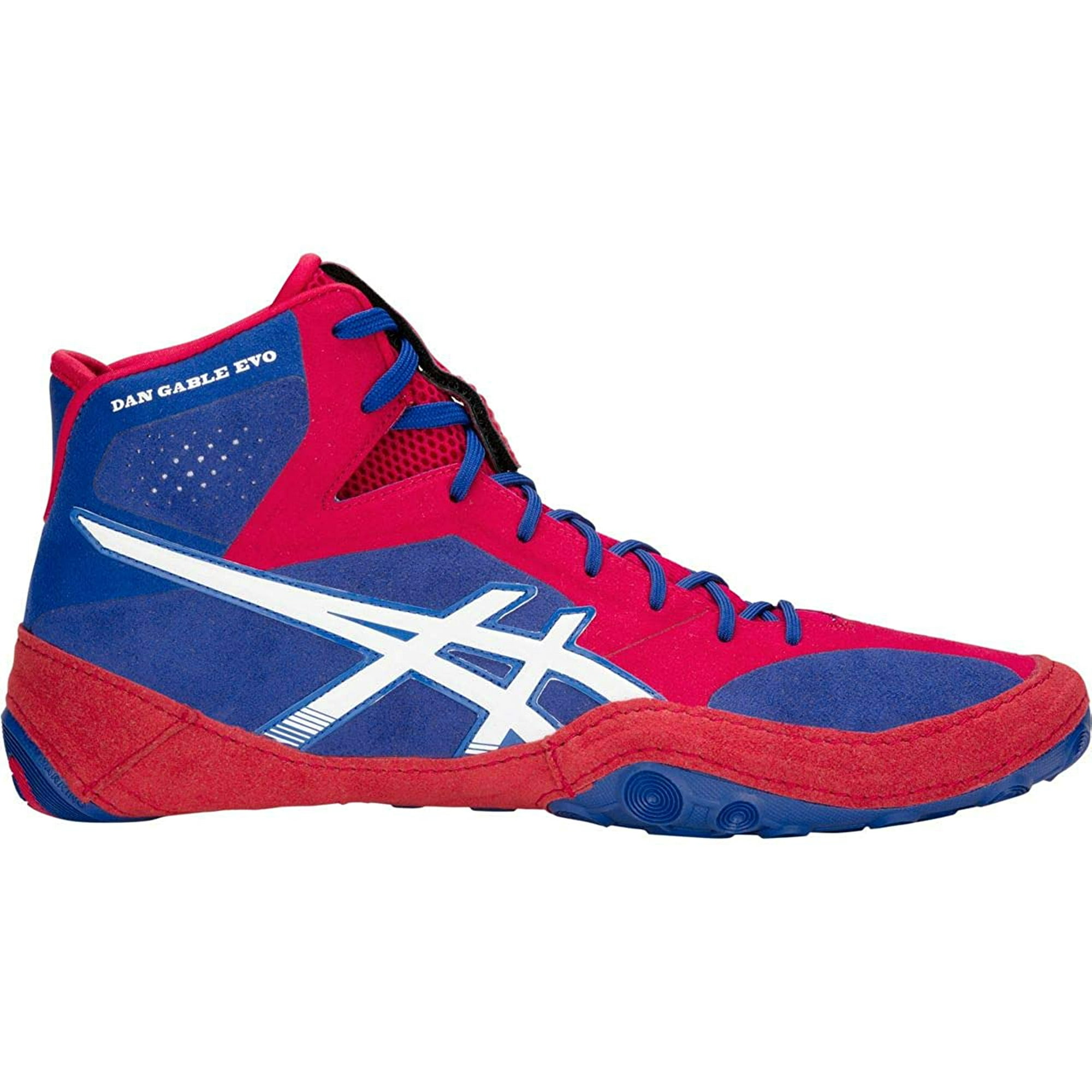 Asics Dan Gable Evo Men S Wrestling Shoes Asics Blue White Size 12 Walmart Canada