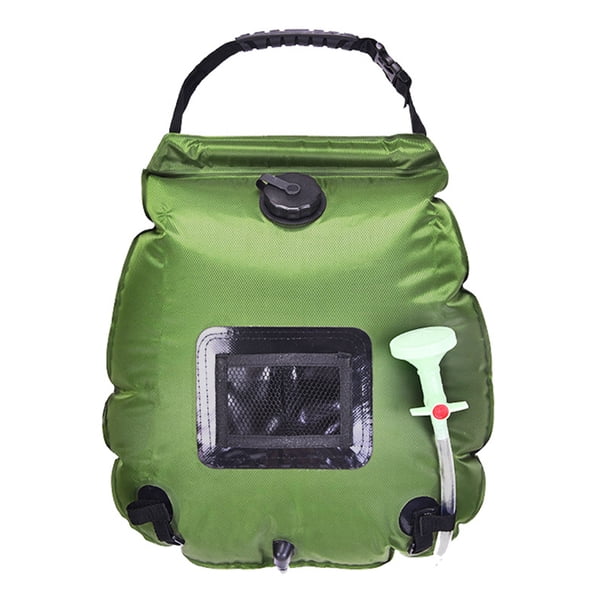Bolsa de agua solar para exteriores, bolsa de baño para acampar, bolsa de almacenamiento de agua para baño, bolsa de ducha portátil de 20L, bolsa de agua para baño, para playa, natación, viajes,