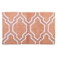 thumbnail image 2 of Saffron Fabs Bath Rug 100% Soft Cotton 180 GSF, Geomatric Quatrefoil Pattern, 2 of 2
