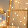 thumbnail image 2 of EASTIN 8 Modes Warm White Fairy Plug In Indoor String Lights - 1pc Globe String Lights - 32.8FT/100LED  49.2FT/150LED  98.4FT/200LED - For Bedroom  Classroom  Party  Wedding, 2 of 7