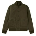 thumbnail image 4 of Fgnfyis Mens Winter Coat Autumn Winter Pocket Short Ribbed Panel Design Long Sleeve Stand Collar Jacket Jackets for Men Green XL, 4 of 6