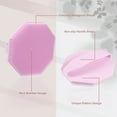 thumbnail image 2 of NOMADIC NOOK Shower Silicone Body Scrubber 3 Pcs Pink, 2 of 7