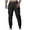 Black, variant on Dovford Men's Athletic Sweatpants Casual Gym Joggers Workout Running Track Pants with Pockets