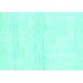 thumbnail image 1 of Ahgly Company Machine Washable Indoor Rectangle Solid Turquoise Blue Modern Area Rugs, 7' x 9', 1 of 4