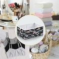 thumbnail image 4 of Foldable Fabric Storage Bin Home Cubes Clothing Organizer Bins Large Collapsible Box Basket for Home Organizer Pink and Cyan Butterflies, 4 of 7