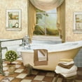 thumbnail image 2 of Medley, Elizabeth 20x20 White Modern Wood Framed Museum Art Print Titled - French Bath II, 2 of 4