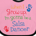 thumbnail image 4 of Inktastic Salsa Dancer Future Boys or Girls Baby Bib, 4 of 4