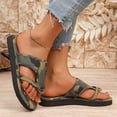 thumbnail image 5 of HCNTES Women's Flip Flops Comfortable Summer Beach Thong Sandals for Women with Cushion Walking Arch Support Yoga Mat Indoor Outdoor Soles(Green,9), 5 of 9