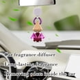 thumbnail image 4 of CSSJKYJ 2PCS Car Air Freshener Hanging, Purple Scent Drift Car Air Freshener, Wooden Fragrance Expanding Bottle Cap, 10ml Per Bottle, Used for Car Decoration and Fresh Air, 4 of 5