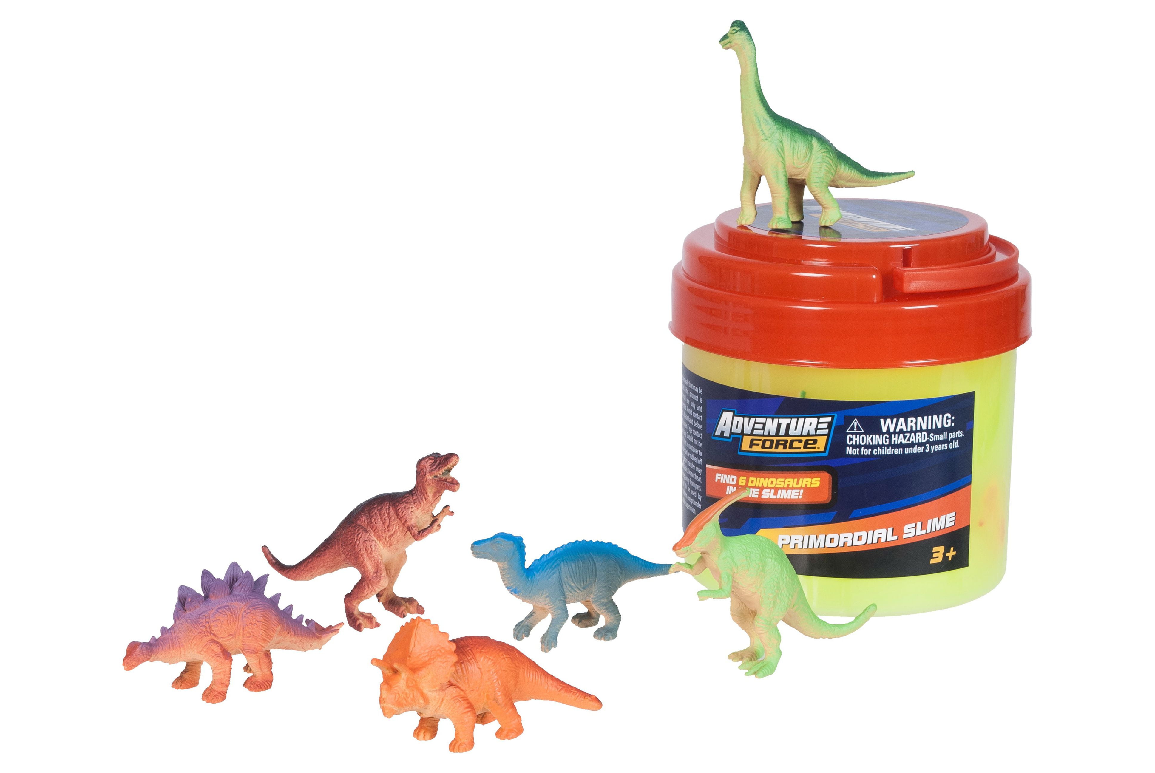 Adventure Force Primordial Slime Bucket with Dinosaur 