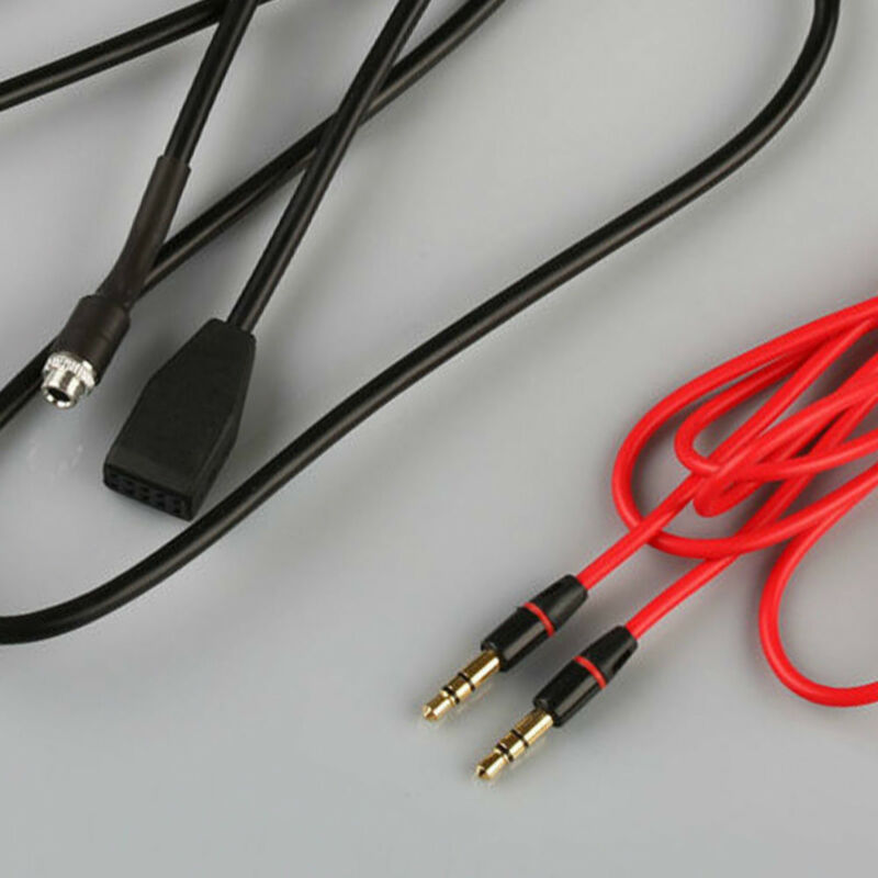 3.5mm Car AUX In Input Interface Adapter MP3 Radio Cable for BMW E39 E53 X5 E46