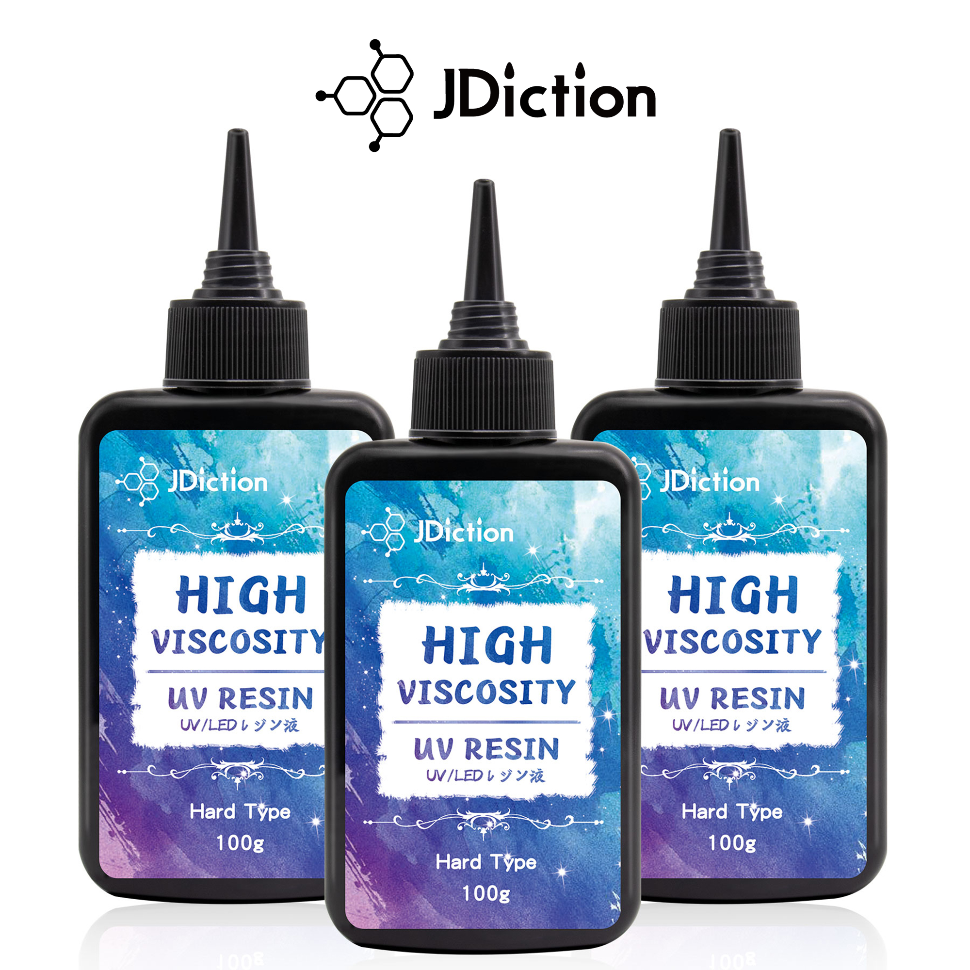 JDiction UV Resin Hard Glue 300g Crystal Clear photo 1
