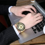 Gold Watches For Men Luxury Brand Curren Watch Business Men's Clock Fashion Quartz Stainless Steel Wristwaches Waterproof - Quartz Wristwatches