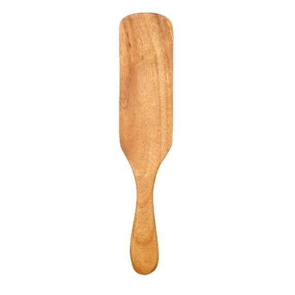 Reheyre Non-Slip Pan Spatula - Food Grade Wood Shovel with Ergonomic Handgrip (Cookware Supplies)