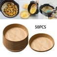 thumbnail image 3 of Rongfmy 50 Pcs Papier Parchemin pour Cuisson Épais Doublure de Plaque à Biscuits Jetable Résistant à l'Huile Brun-50 Pcs, 3 of 9