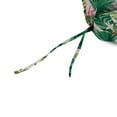 thumbnail image 3 of Jordan Manufacturing 72" x 22" Hibiscus Cider Beige Tropical Rectangular Outdoor Chaise Lounge Cushion with Ties and Hanger Loop, 3 of 9