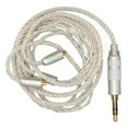 thumbnail image 1 of Replacement Earphone Cable Silver Plated Copper HiFi 4 Core MMCX to 3.5mm Sound Jack 3.9ft Upgrade Headphone Wire, 1 of 12