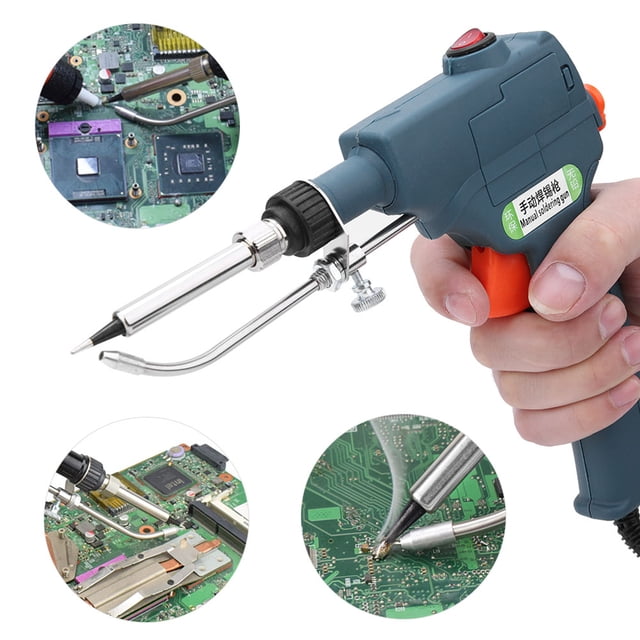 Soldador, pistola de estaño para soldar interna de mano de 80 W, herramienta de reparación de soldadura elegante y moderna