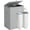 Gray, variant on Dovied 150L Double Laundry Hamper with Lid, 2 Removable Washing Bags with Handles, Large Clothes Sorter for Easy Separation (Beige)