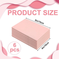 thumbnail image 3 of 6 Pcs Pink Rubber Block Stamp Rubber Carving Linoleum Blocks Carving Block for Soft Rubber Stamp Crafts, 3 of 8