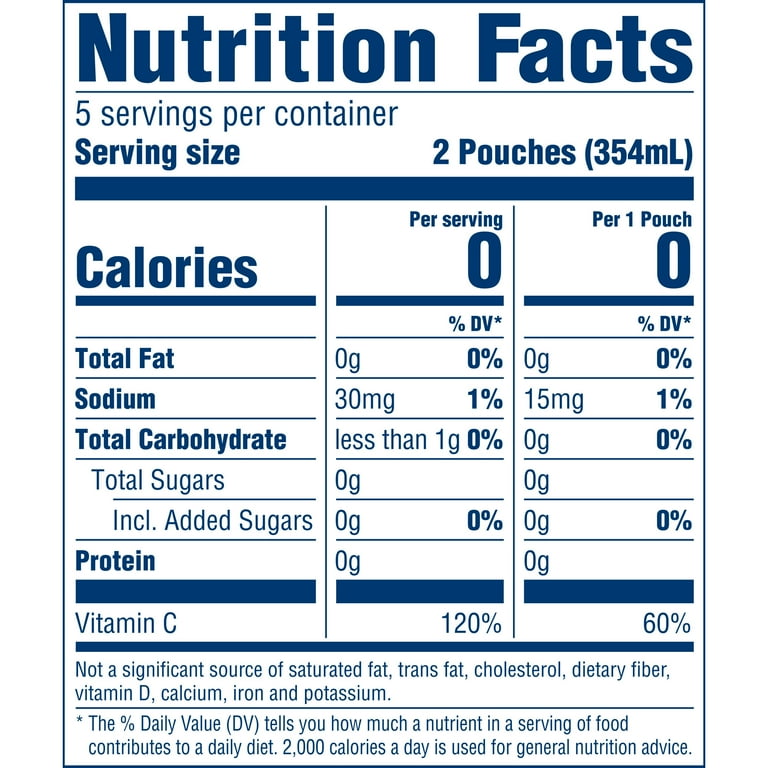 Kool-Aid Jammers Tropical Punch Zero Sugar Artificially Flavored Soft Drink, 10 ct Box, 6 fl oz Pouches