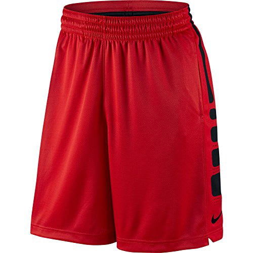Nike - Nike Mens Elite Stripe Basketball Shorts University Red/Black ...