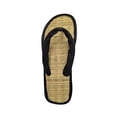 thumbnail image 2 of Quickkshop Natural Korai Grass Mat Slider for Men & Boy | Osho Slipper Stylish Comfortable Lightweight (Black, numeric_10), 2 of 3