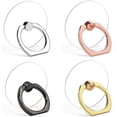 thumbnail image 1 of Soporte para anillo de teléfono, paquete de 4/soporte para coche con rotación de 360º y 180º, agarre para anillo de teléfono para tableta, funda para PC, soporte para anillo para teléfono inteli, 1 of 5