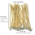 thumbnail image 5 of Hemp Wick And Tabs, Wicks Beeswax For Candle Making, 10 In, 50 pcs, 5 of 8