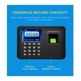 thumbnail image 3 of Time Clock,Employee Work Equipment Biometric Fingerprint Attendance Machine, Intelligent Fingerprint Attendance Machine Clock In Recorder ,Easy Operate, 3 of 5