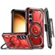 thumbnail image 1 of Funda magnética Magsafe con clip trasero para Samsung Galaxy S23 5g Armor Series (roja), 1 of 5
