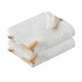 thumbnail image 2 of 2 Piece Cotton Hand Bath Towels Face Towel, 16x28 Inches Towel Set for Bathroom, Hand, Kitchen, Cleaning Seashells and Starfish, 2 of 8