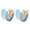 Blue-2Pairs, variant on U-Shaped Silicone Gel Heel Pads, Soft Cushion Heel Inserts for Men Women Comfort Heel Support Insoles for Daily Walking Standing, 1Pair,S for Woman