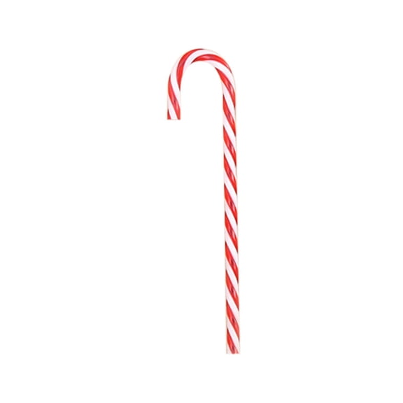 Christmas Candy Cane Plastic Ornament, Red White and Green Tree Hanging Decoration, Plastic