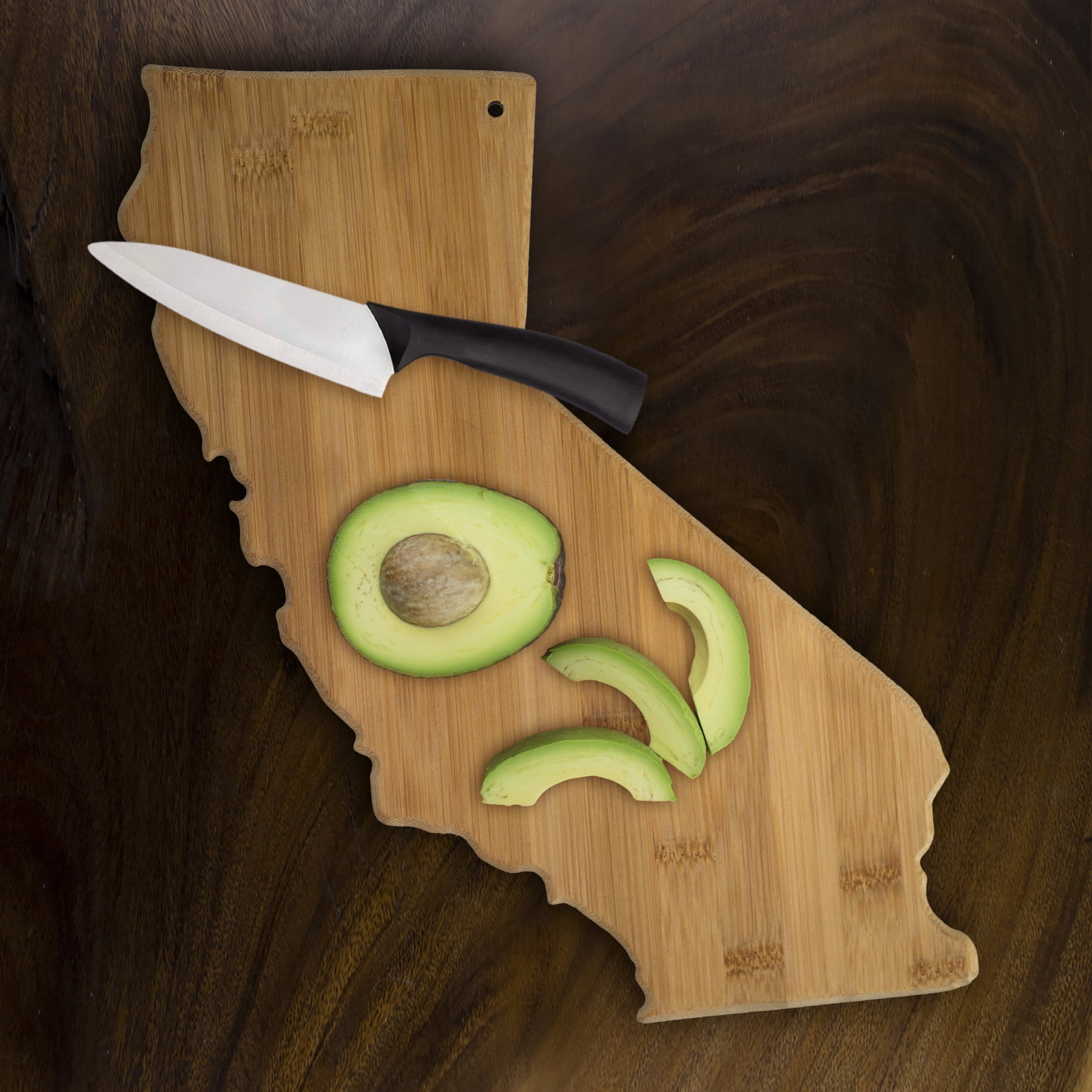 California State Shaped Bamboo Serving & Cutting Board