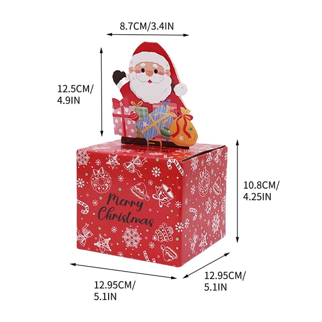 Christmas Gift Box With Cash Drawer For Holiday Party Decorations And Small Gifts