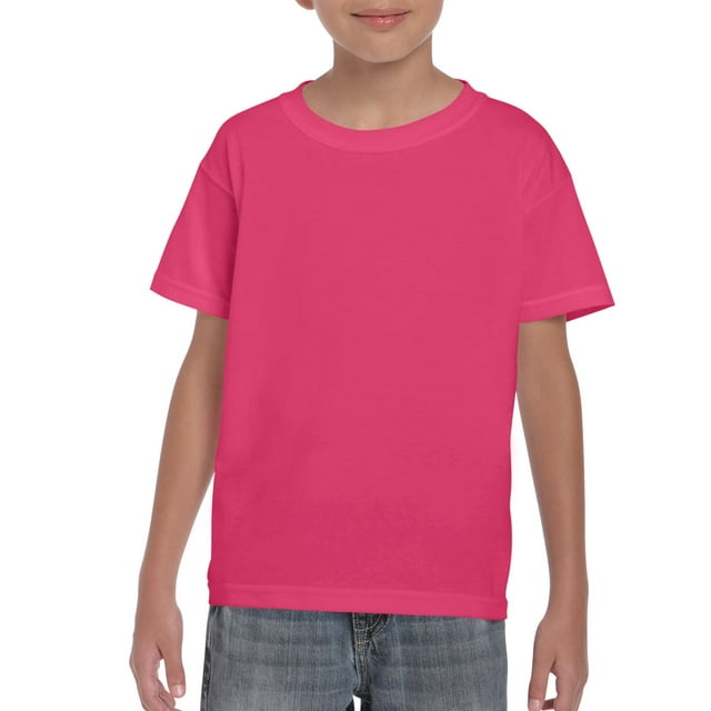 Gildan T-Shirt DryBlend pour Jeunes, L, Heliconia