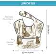 thumbnail image 4 of Hirioo Olive Picking for Baby Waterproof Pocket Bib Adjustable Closed for Babies Toddlers with Large Pocket 6-24Months, 4 of 8