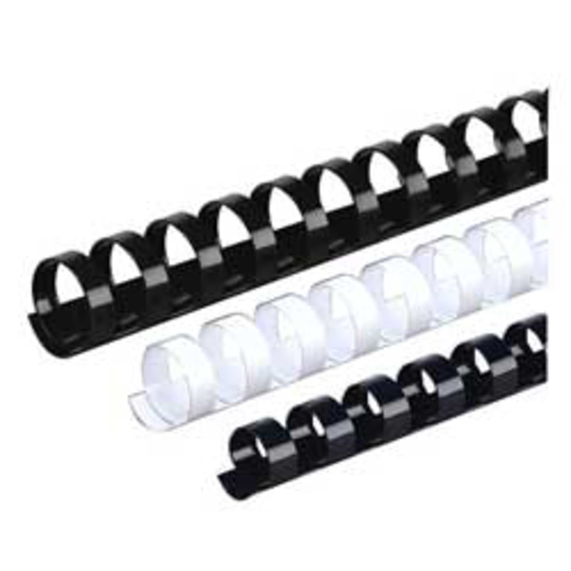 Office Depot® Brand 5/8" Binding Combs, 125-Sheet Capacity, Black, Pack Of 100