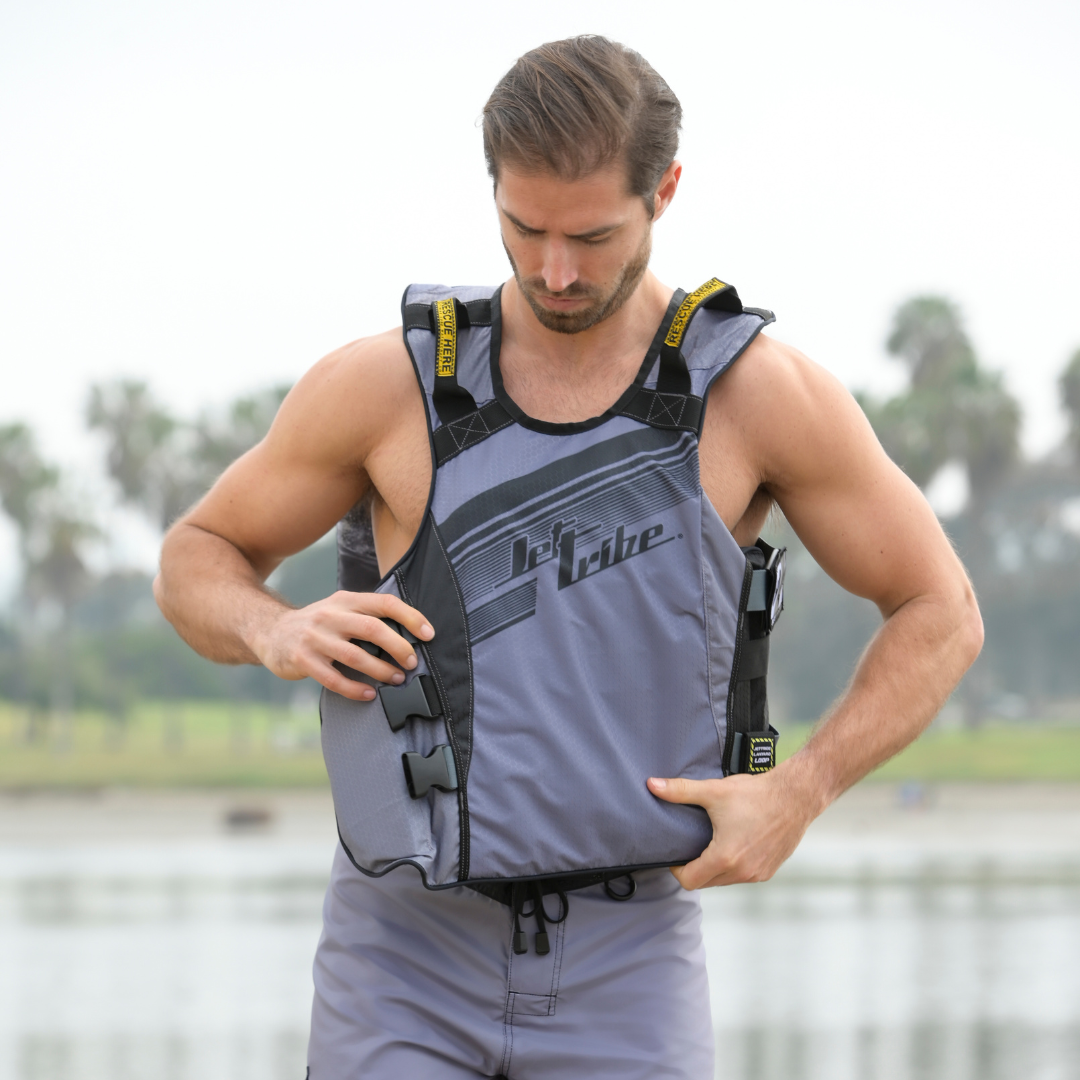UR-20 Pivot Vest | Grey / Black | Comfort EVA Foam | Comp PFD Life Vest (XXS/XS)
