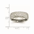 thumbnail image 2 of Bague Homme 8mm Titane Brossé et Poli, 2 of 4