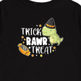 thumbnail image 4 of Inktastic Halloween Trick Rawr Treat with Dinosaur Boys or Girls Long Sleeve Toddler T-Shirt, 4 of 5