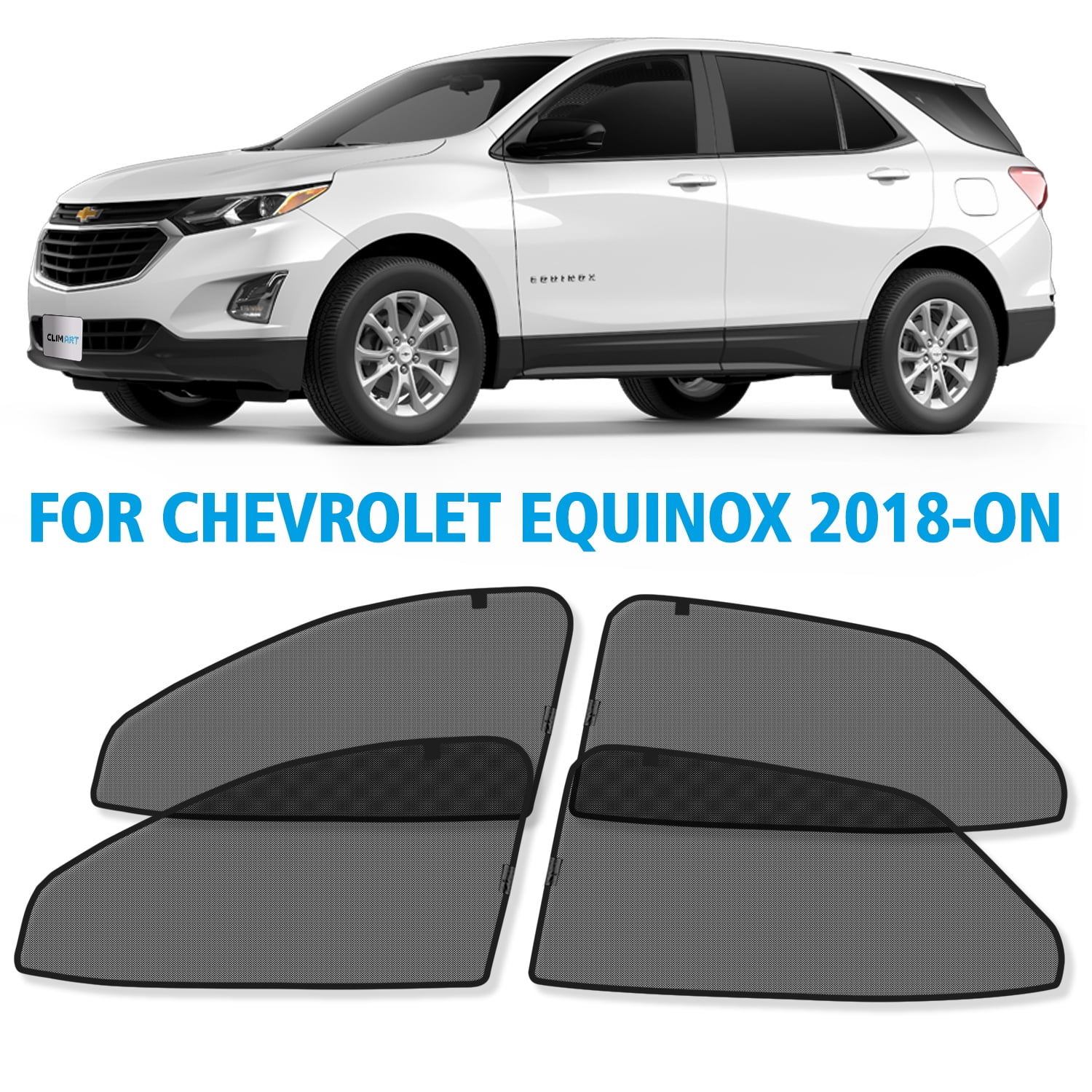 CLIM ART Car Window Sunshade for Chevrolet (Chevy) Equinox