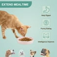 thumbnail image 4 of Tazones para perros que comen despacio Unique Bargains, tazón de cerámica para razas pequeñas, tazón para perros y gatos que previene la alimentación rápida y el acné en la barbilla, rosa claro, 1 Pc, 4 of 6