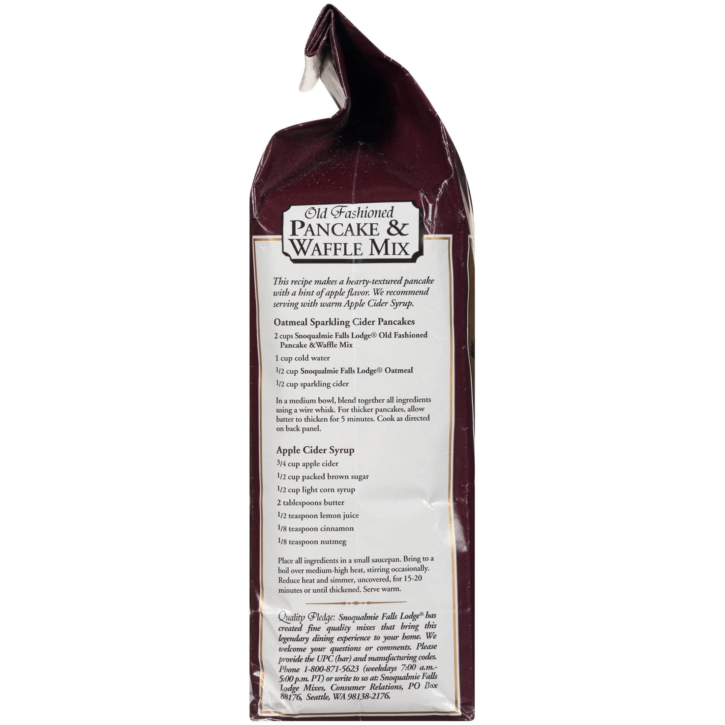 Snoqualmie Falls Lodge® Old Fashioned Pancake & Waffle Mix 5 lb. Bag