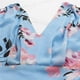 thumbnail image 5 of Gibobby Vestidos para Mujer Casuales Vestido casual de mujer elegante de gasa sin mangas de verano con estampado floral y dobladillo dividido(Azul celeste,XL), 5 of 5