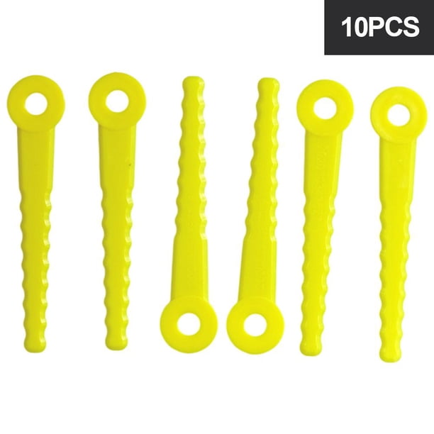 10/50 Uds cuchilla de cortacésped cuchillas de corte de agujero redondo accesorios de cortacésped (10 uds)