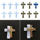 thumbnail image 2 of 7 Molde de silicona con forma de cruz de resina, molde colgante con llavero de luz y sombra, 2 of 5