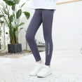 thumbnail image 4 of 3-15Years Toddler Child Girls Warm Leggings Kids Fall And Winter Fleece Lined Skinny Pants, 4 of 4