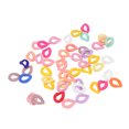 thumbnail image 4 of Resin Chain Link, 50 Pcs Colorful Decoration Chain Link  For Waist Chains For Bag Chains For Necklaces Solid Mixed Color, 4 of 8